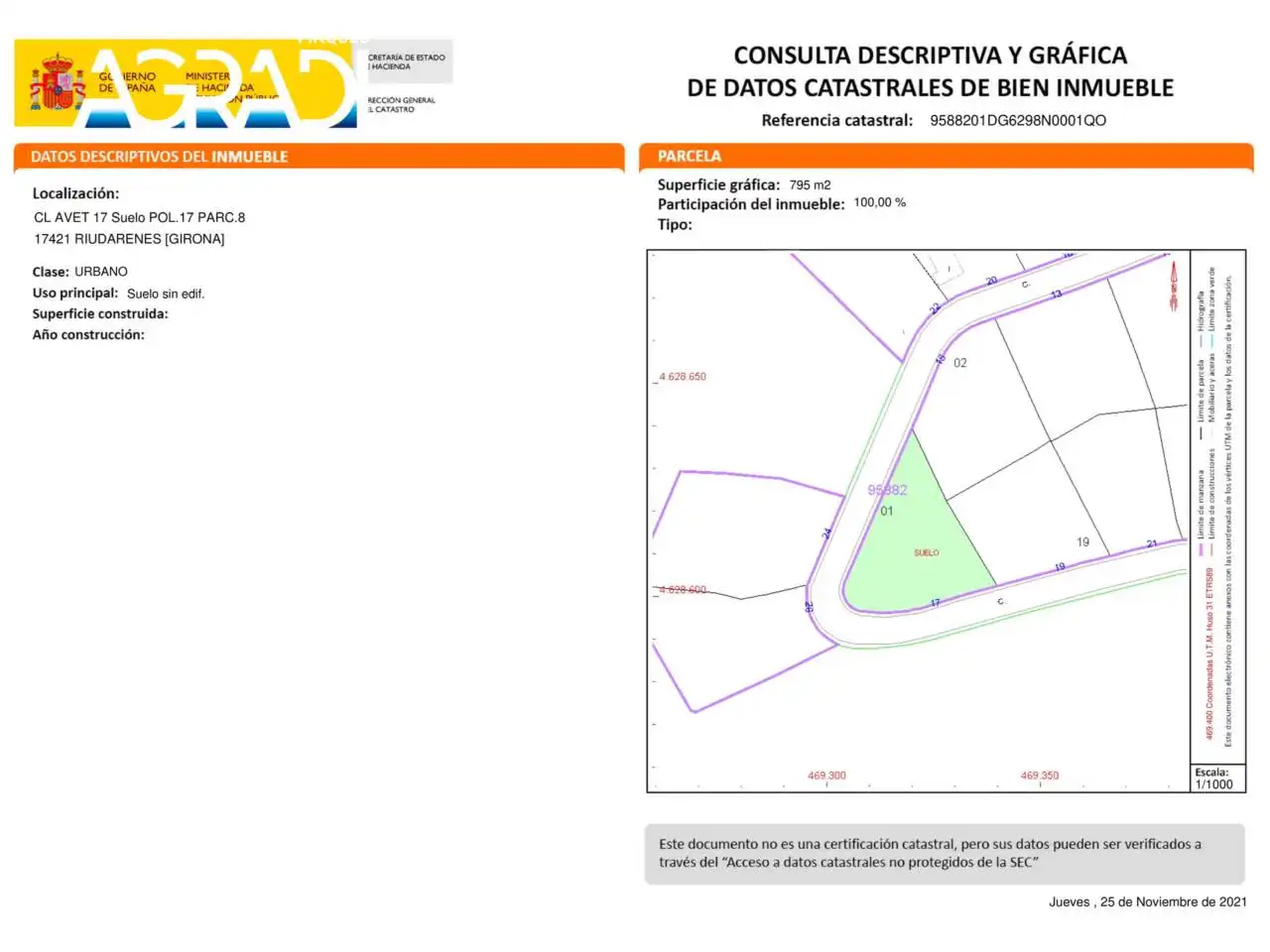 Terreny residencial en venda a Calle AVET 17, imagen 2