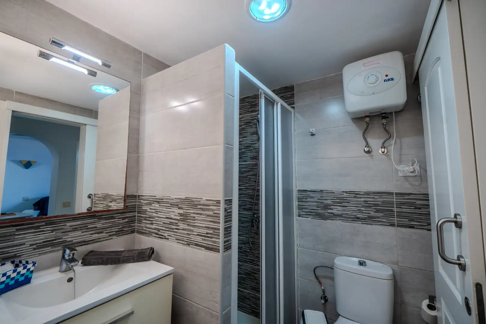 Bany de Apartament en venda en Mogán amb Aire condicionat, Terrassa i Moblat