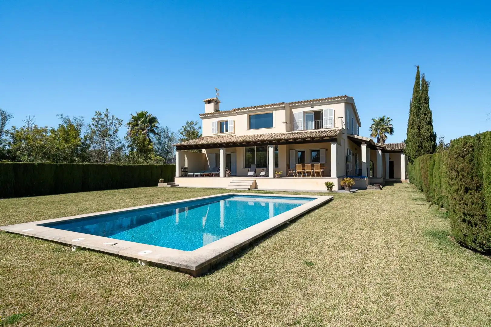 Vista exterior de Casa o chalet de alquiler en Binissalem con Aire acondicionado, Calefacción y Jardín privado