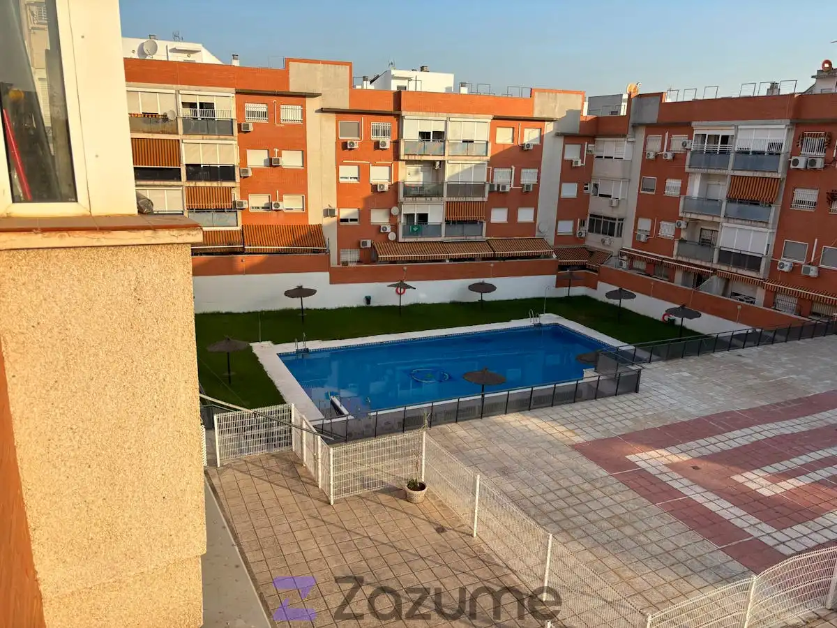 Swimming pool of Flat for rent in Montequinto  with Air Conditioner, Terrace and Swimming Pool