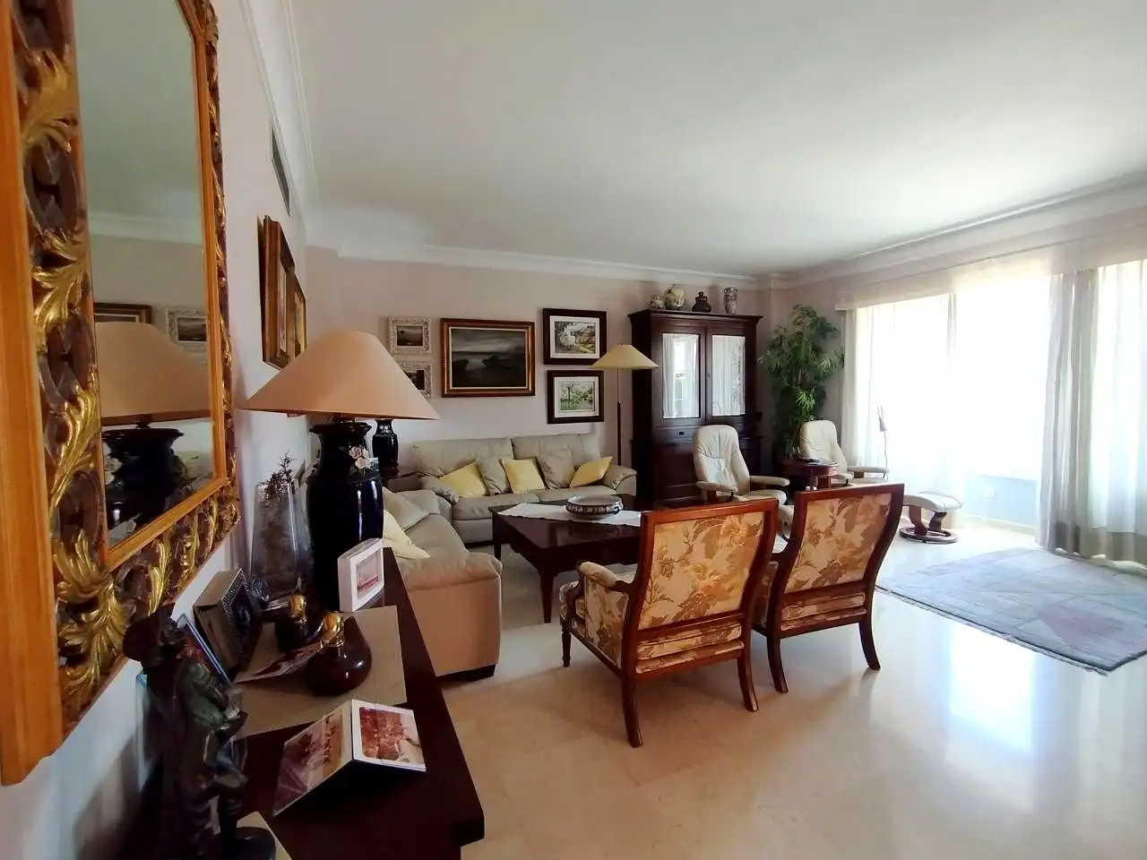 Living room of Houses for rent in San Bartolomé de Tirajana  with Air Conditioner, Private garden and Terrace