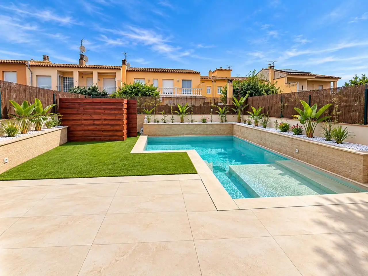 Piscina de Casa adosada en venda en Mont-ras, Girona