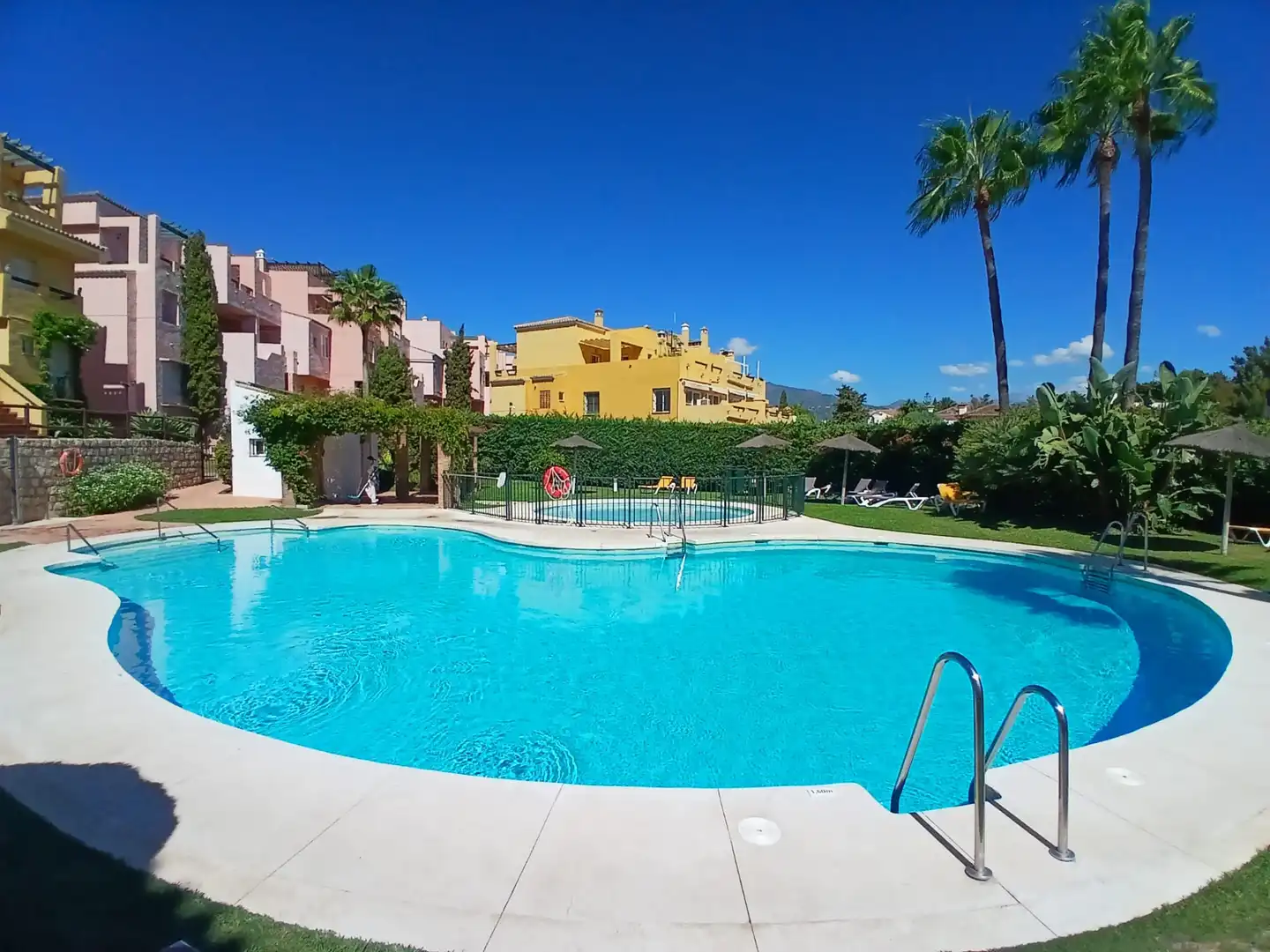 Jardí de Planta baixa de lloguer en Marbella amb Aire condicionat, Calefacció i Terrassa