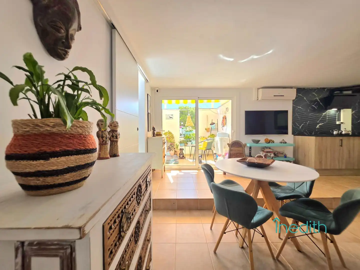 Esszimmer von Wohnung zum Verkauf in Sant Pere de Ribes mit Klimaanlage, Heizung und Terrasse