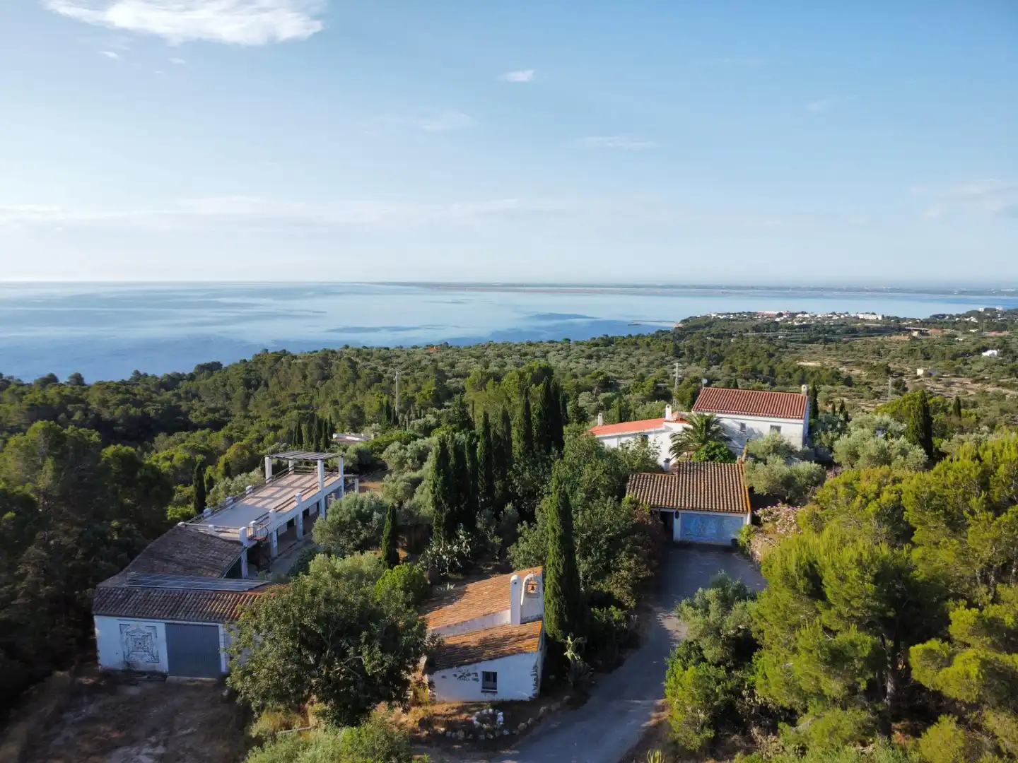 Vista exterior de Finca rústica en venta en El Perelló con Calefacción, Jardín privado y Terraza