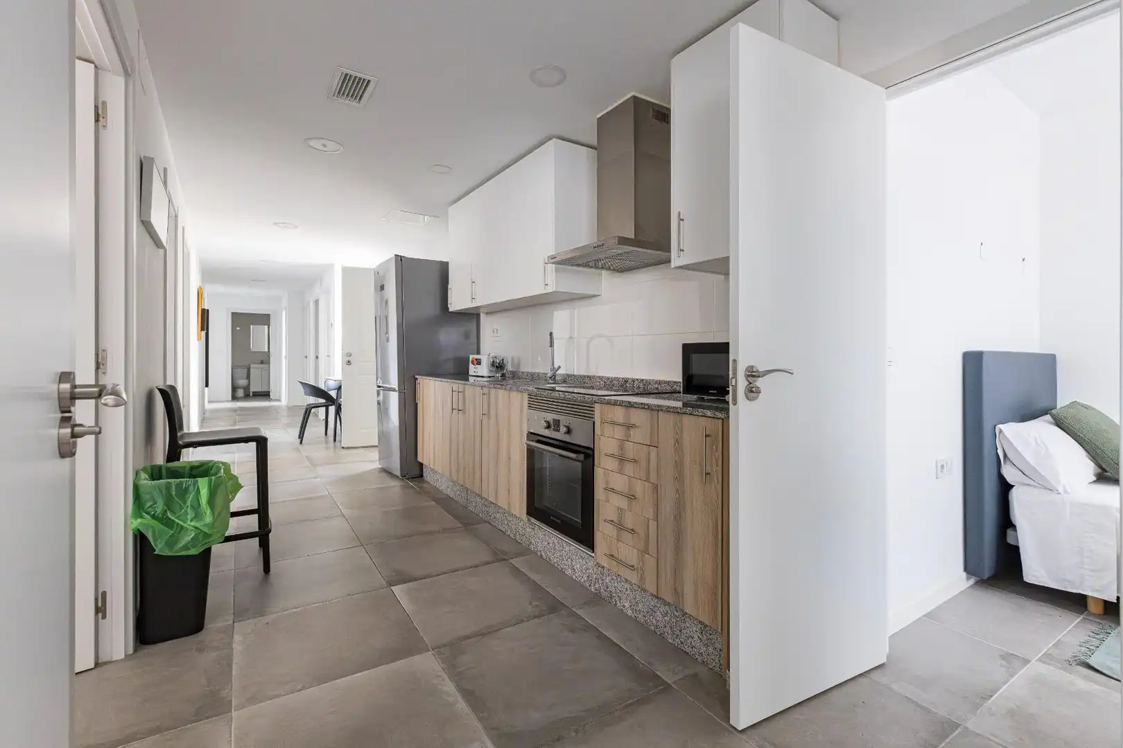 Küche von Wohnung zur untervermieten in Murcia mit Klimaanlage, Heizung und Möbliert