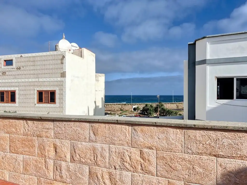 Vista exterior de Casa adosada en venta en Arucas con Terraza y Amueblado