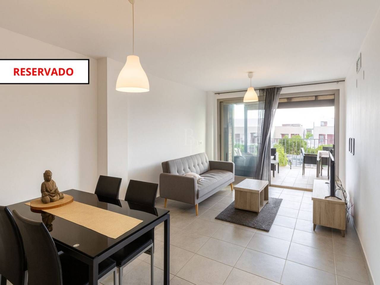 Living room of Flat for sale in San Jorge / Sant Jordi  with Air Conditioner, Terrace and Alarm
