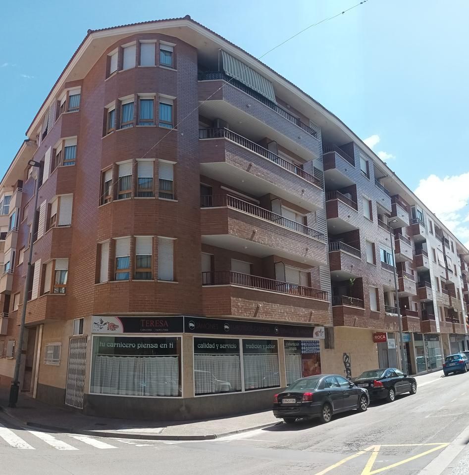 Vista exterior de Pis de lloguer en Calatayud amb Calefacció, Terrassa i Moblat