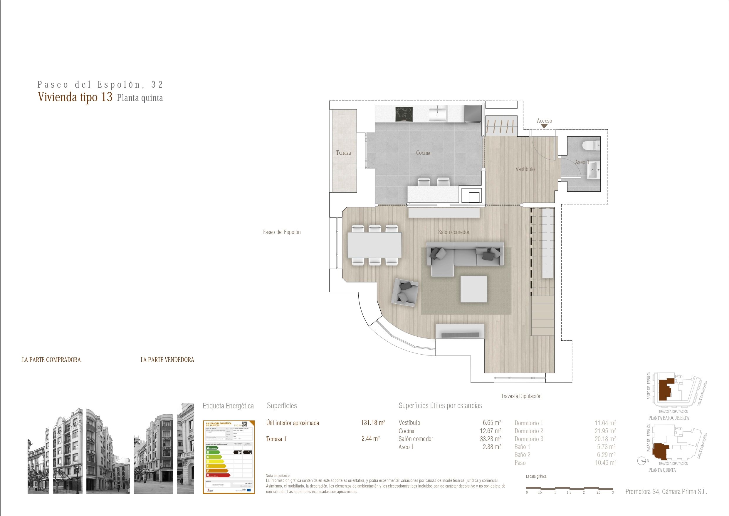 Duplex for sale in Burgos Capital  with Heating, Balcony and Alarm