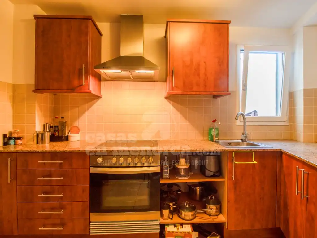 Kitchen of Flat for sale in Ciutadella de Menorca  with Air Conditioner, Private garden and Swimming Pool
