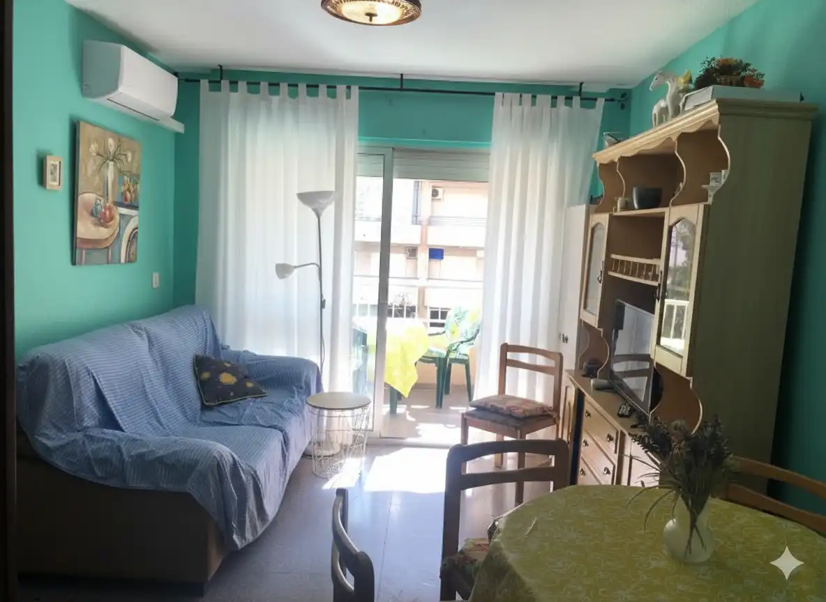 Schlafzimmer von Wohnungen zur Miete in Santa Pola mit Privatgarten, Terrasse und Möbliert