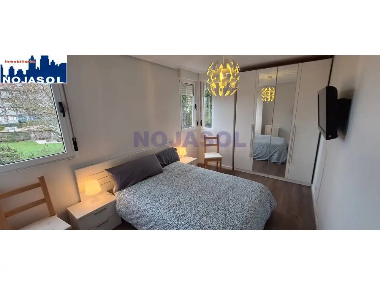 Habitación de Apartamento de alquiler en Noja con Calefacción, Parquet y Terraza