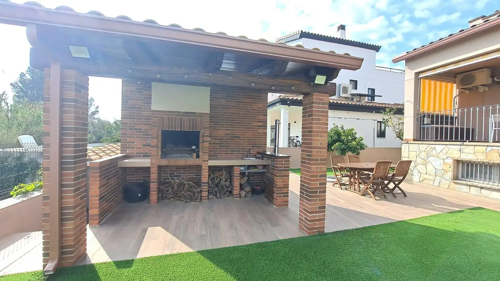 Terrassa de Casa o xalet en venda en Abrera amb Aire condicionat, Calefacció i Jardí privat