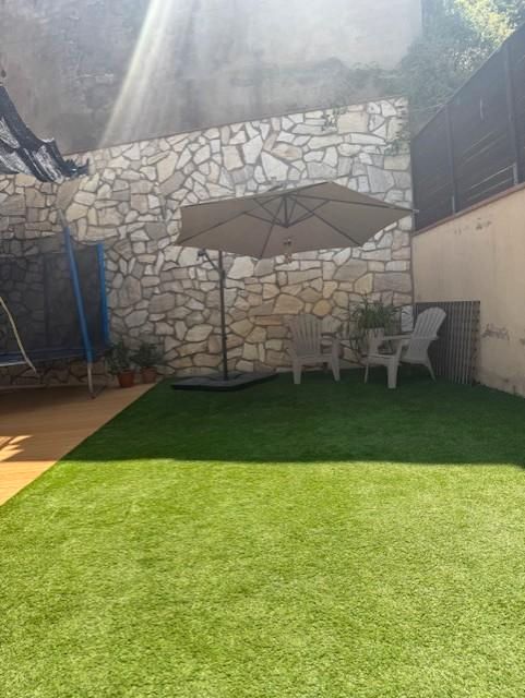 Terrace of Single-family semi-detached for sale in  Barcelona Capital  with Air Conditioner, Heating and Private garden