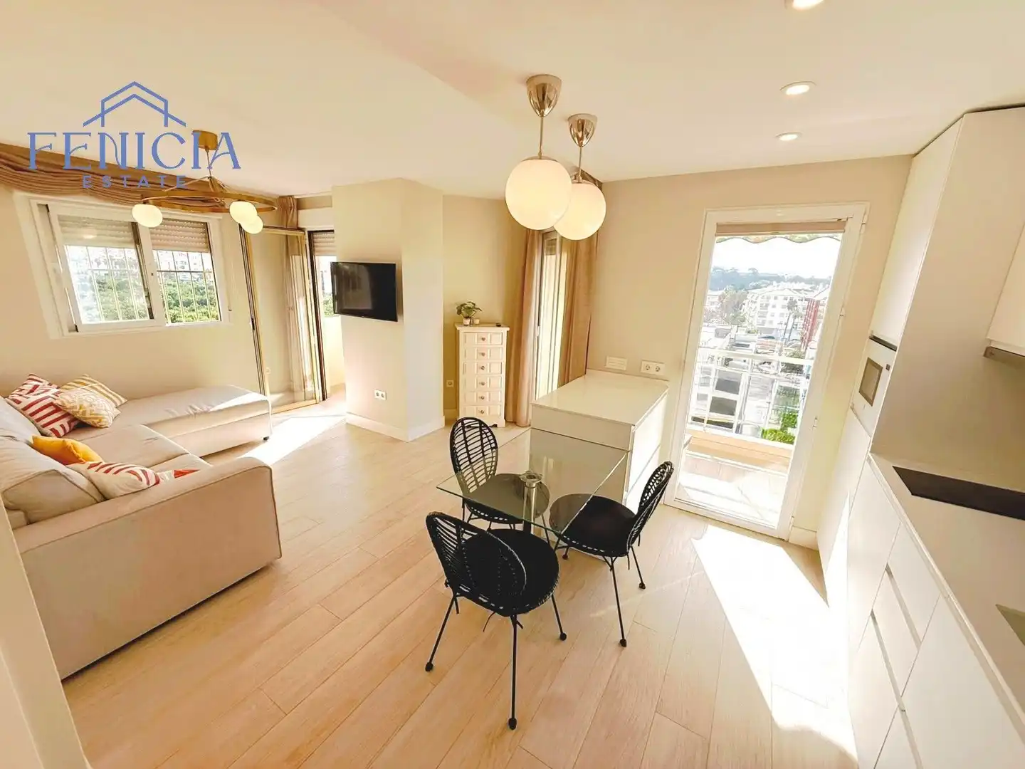 Living room of Flat for rent in Almuñécar  with Terrace, Furnished and Community pool