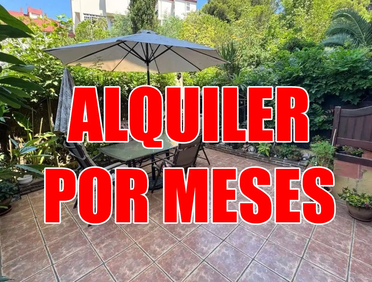 Garden of Detached homes for rent in Málaga Capital  with Air Conditioner, Heating and Terrace