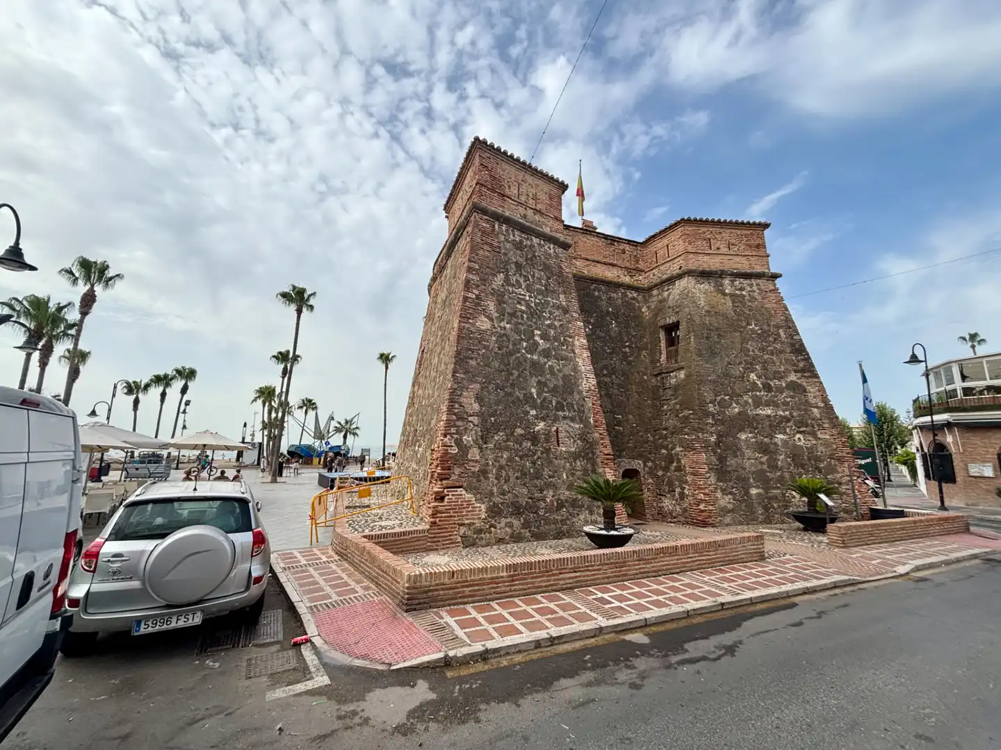 Außenansicht von Einfamilien-Reihenhaus zur Miete in Mijas mit Klimaanlage, Heizung und Möbliert