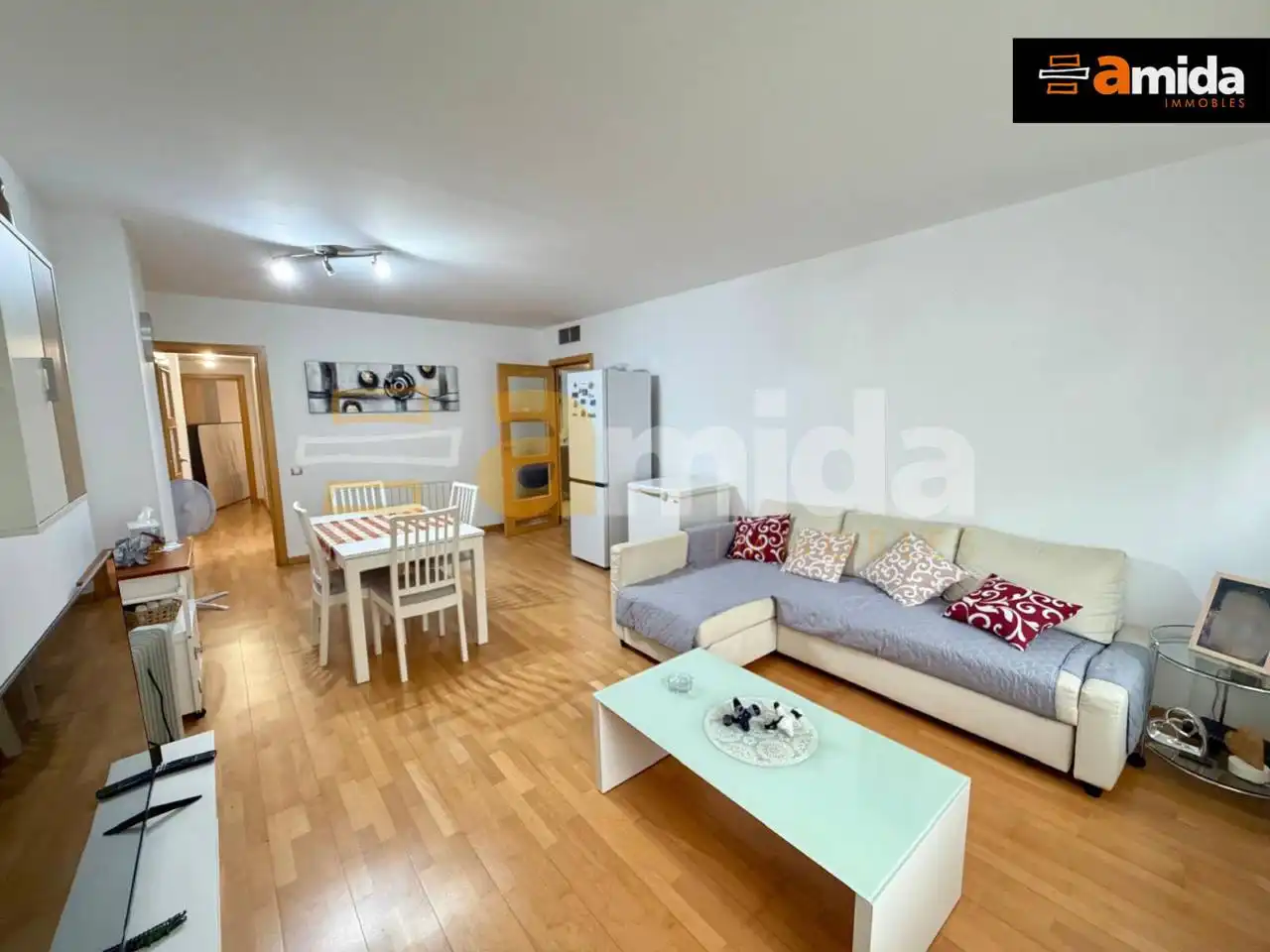 Living room of Flat for sale in Sabadell  with Air Conditioner, Heating and Parquet flooring