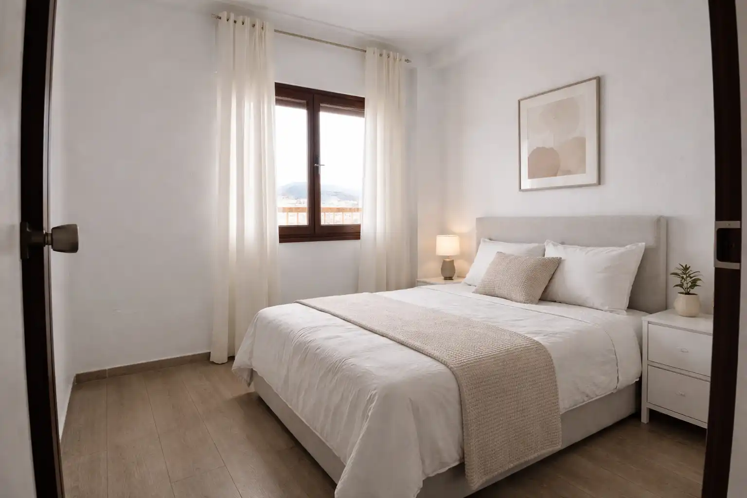 Schlafzimmer von Wohnungen zum Verkauf in Marbella mit Klimaanlage, Terrasse und Möbliert