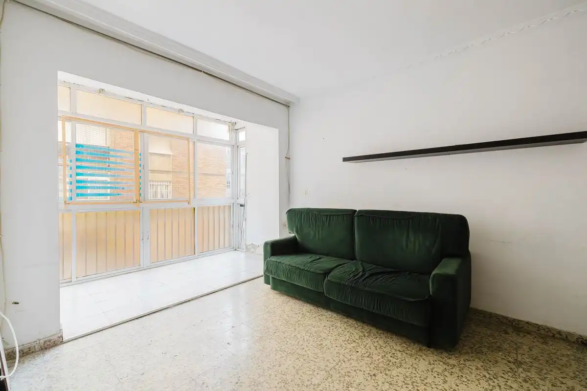 Sala d'estar de Pis en venda en Málaga amb Calefacció, Terrassa i Balcó