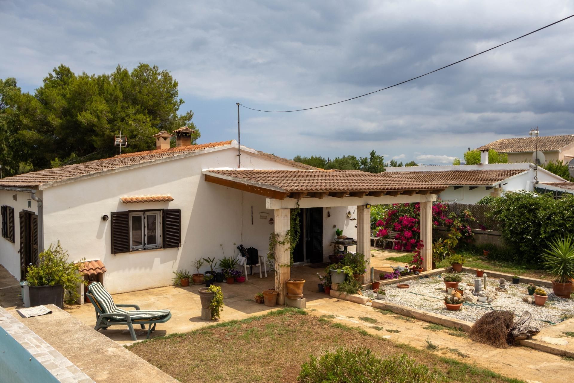 Garden of Country house for sale in Muro  with Air Conditioner