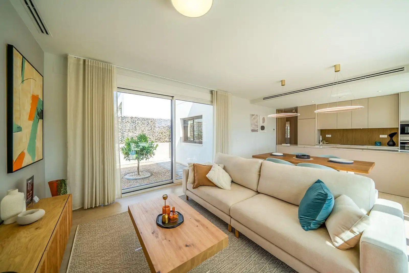 Living room of Houses for sale in Orihuela  with Air Conditioner, Private garden and Terrace