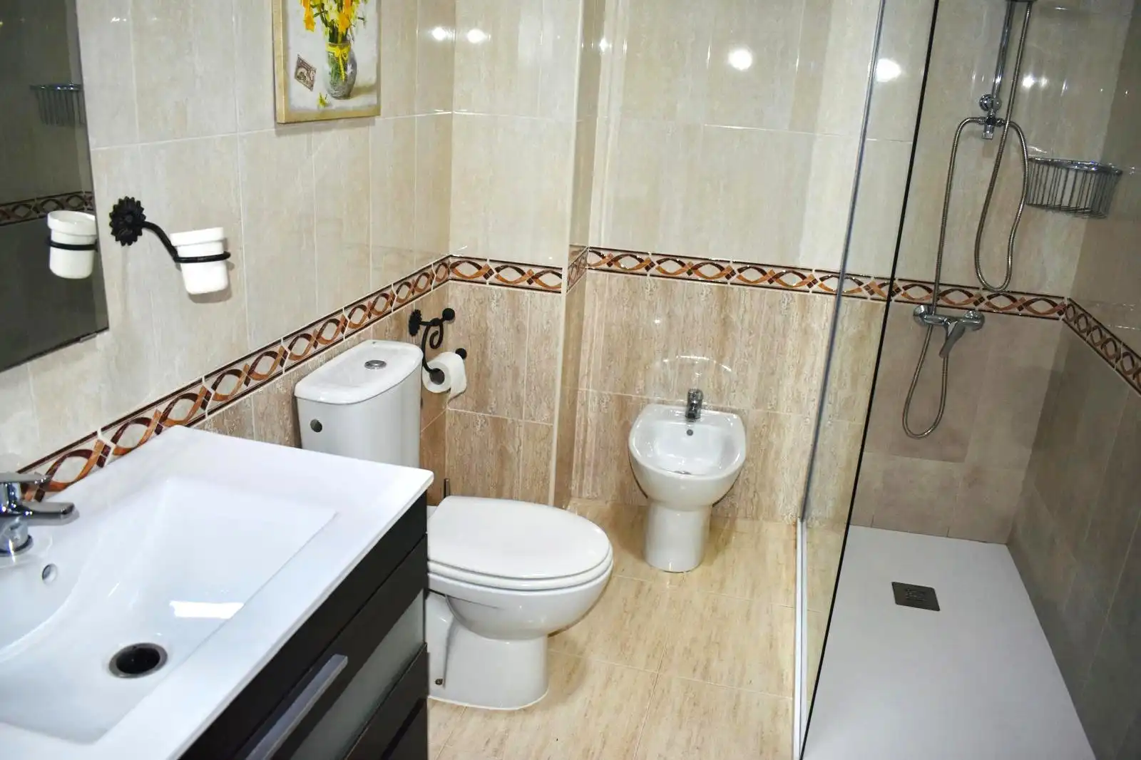 Baño de Piso de alquiler en Sanlúcar de Barrameda con Aire acondicionado, Calefacción y Terraza
