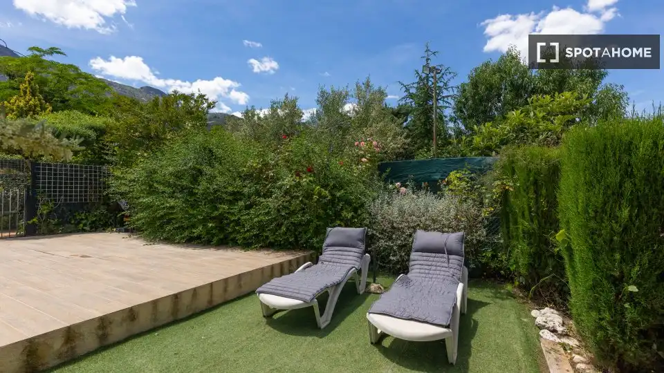 Terrace of Apartments for share in Muro de Alcoy  with Air Conditioner, Terrace and Furnished
