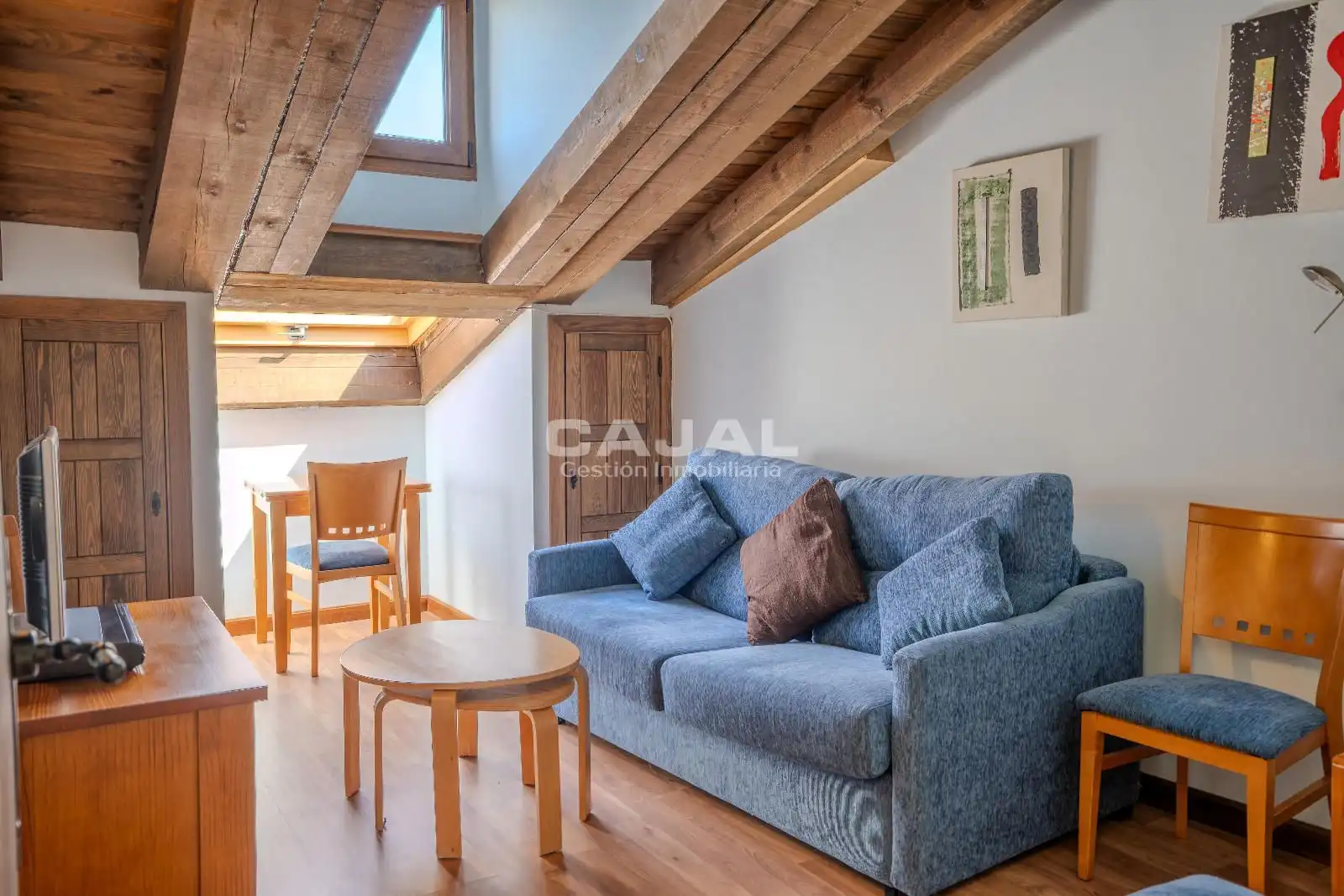 Sala de estar de Dúplex en venta en Riaza con Calefacción y Terraza