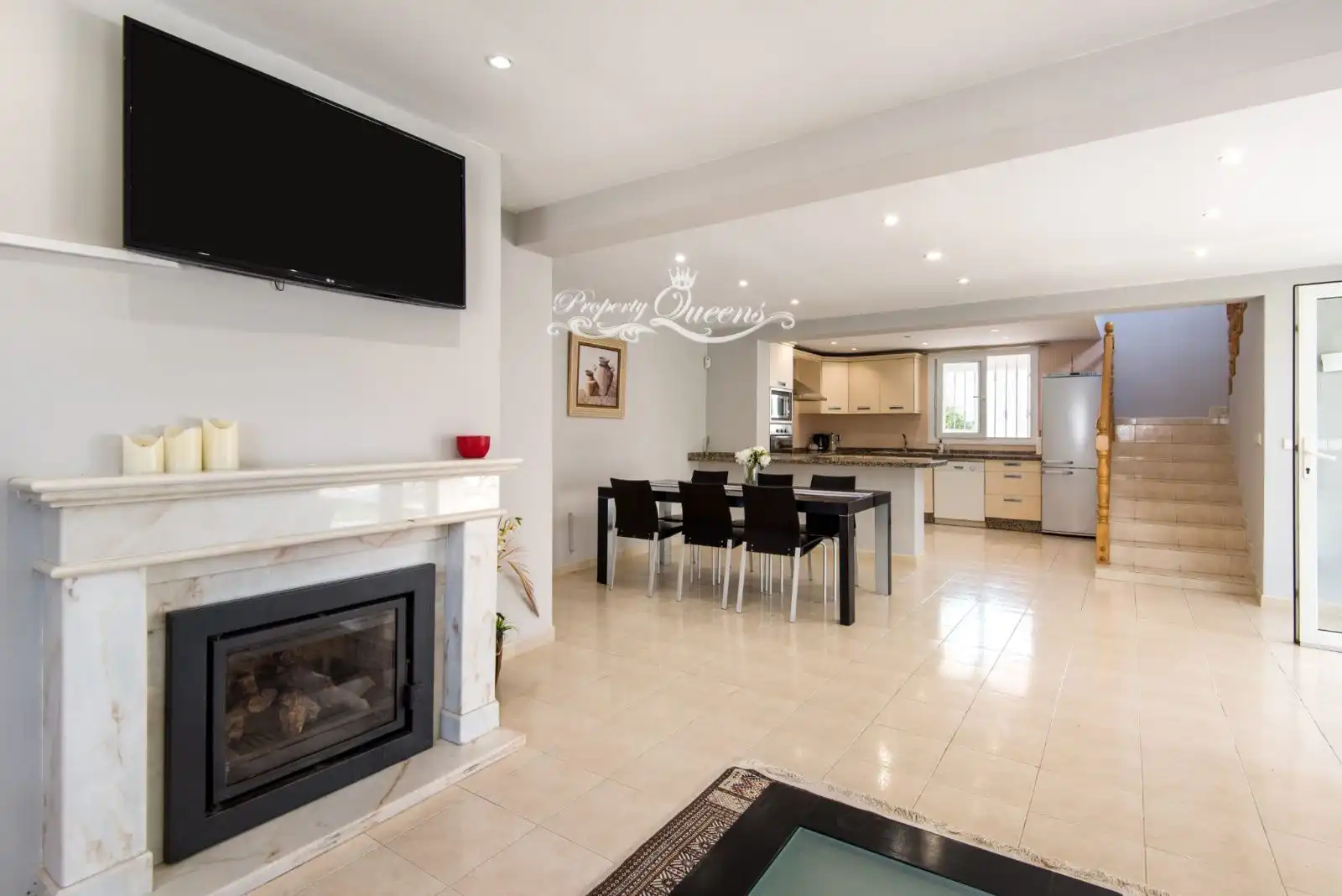 Sala d'estar de Casa o xalet de lloguer en Marbella amb Aire condicionat, Terrassa i Piscina