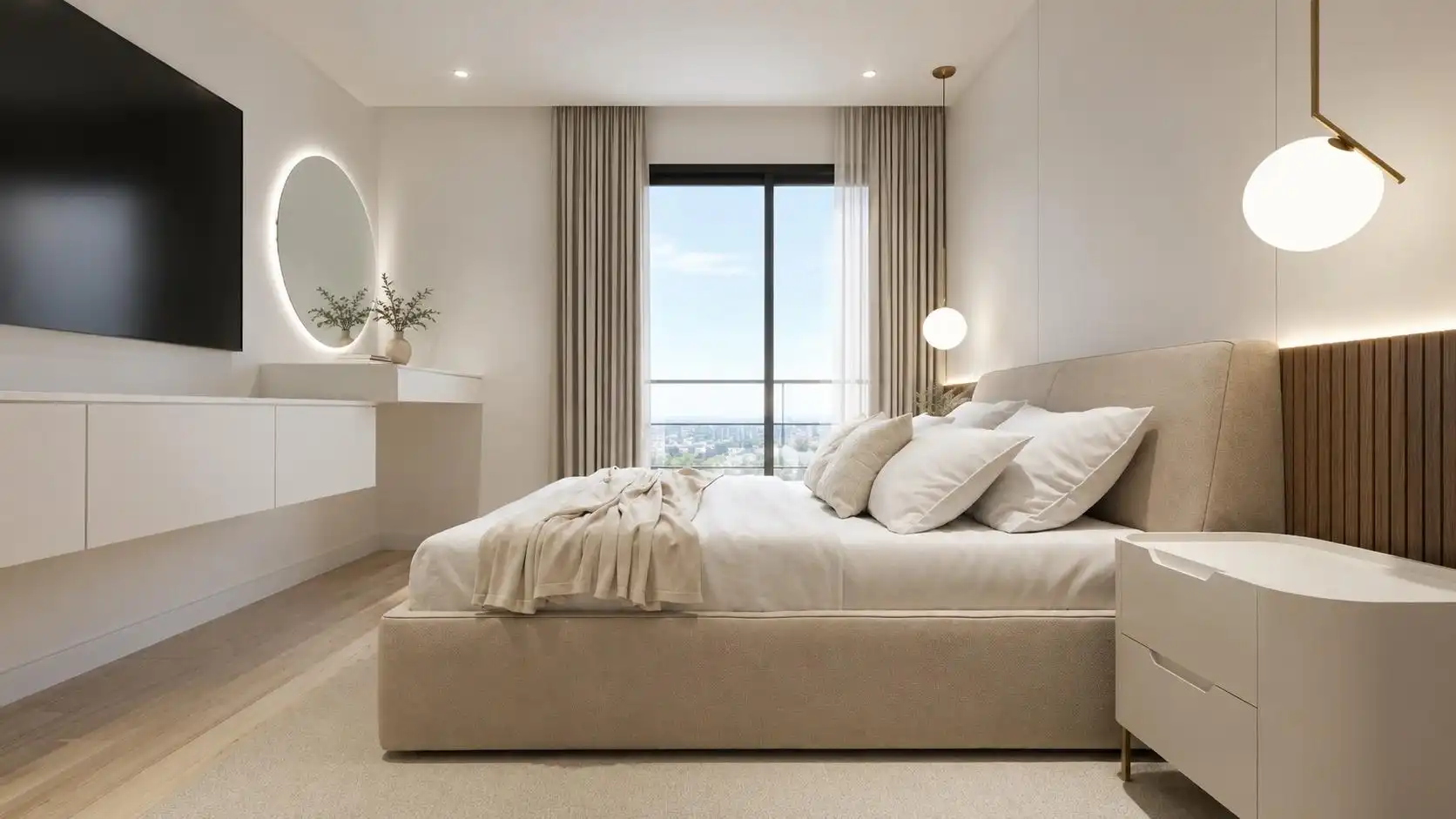 Bedroom of Flat for sale in Tordera  with Air Conditioner and Heating