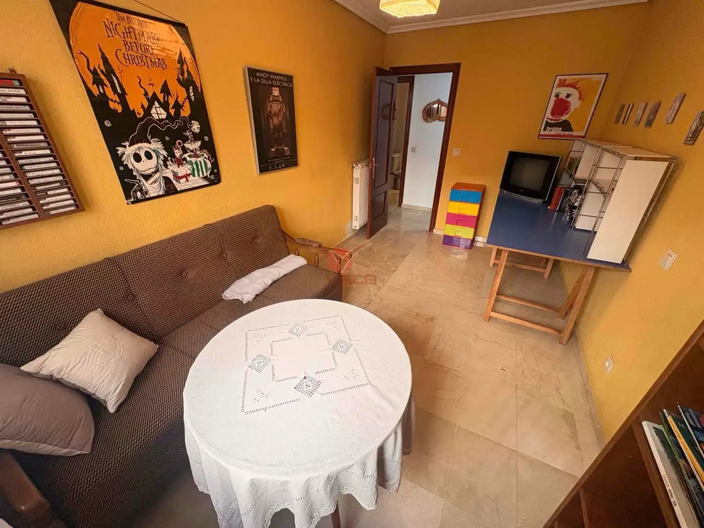 Living room of Flat for sale in Cuenca  with Heating, Terrace and Storage room
