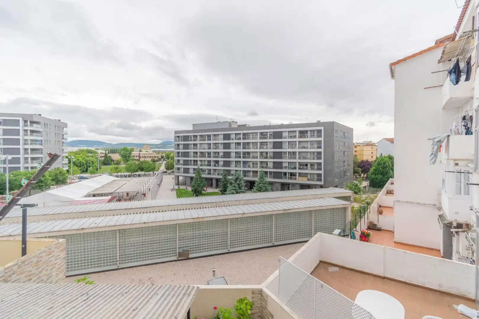 Exterior view of Flat for sale in  Pamplona / Iruña  with Heating, Storage room and Balcony