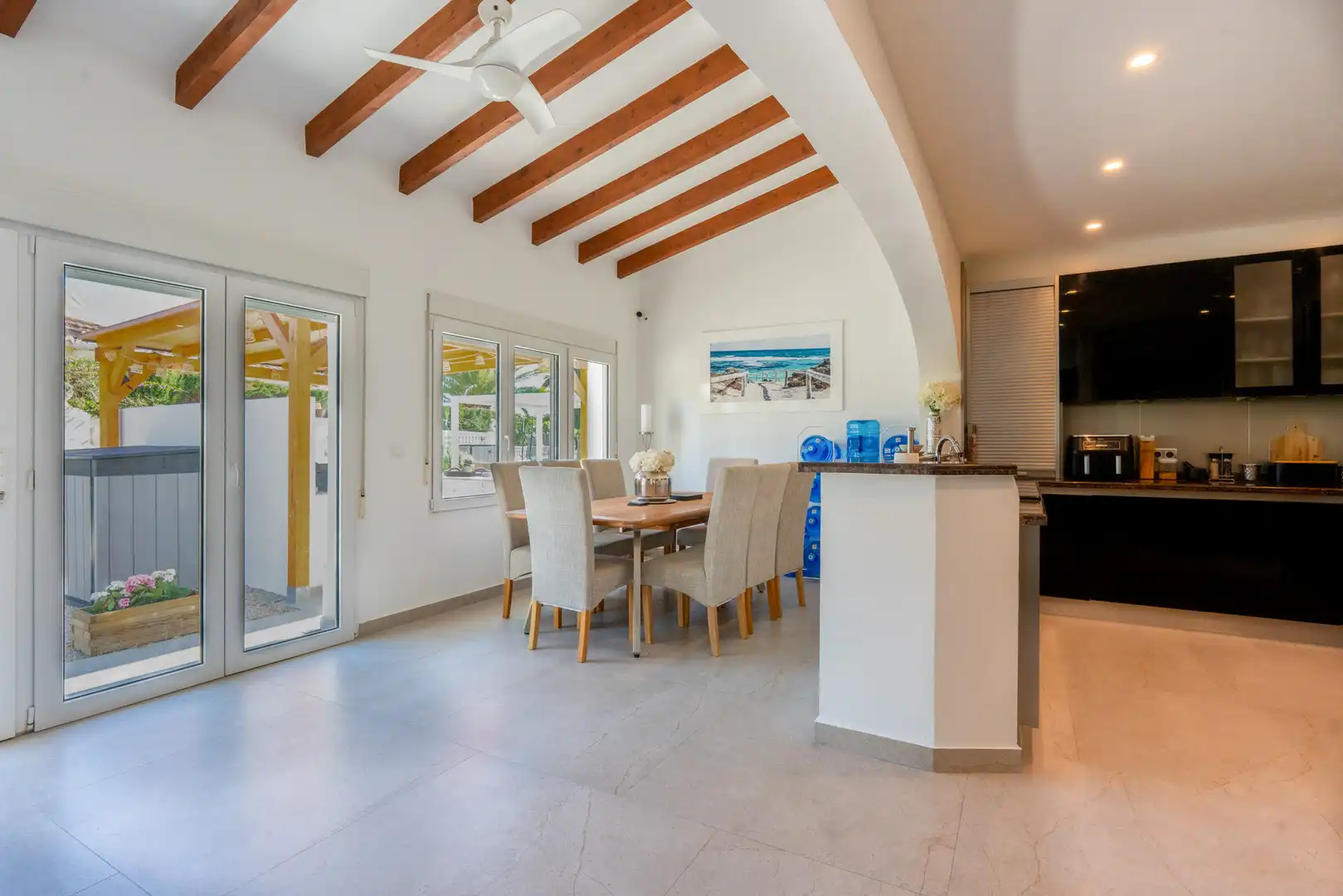 Dining room of Houses for sale in Dénia  with Air Conditioner, Heating and Terrace