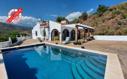Swimming pool of Country house for sale in Torrox  with Air Conditioner, Heating and Swimming Pool