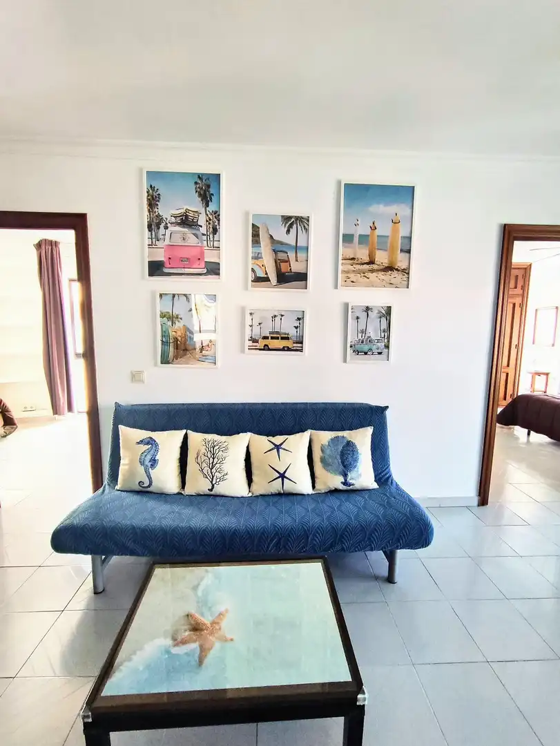 Wohnzimmer von Wohnung zum Verkauf in Nerja mit Klimaanlage, Möbliert und Balkon