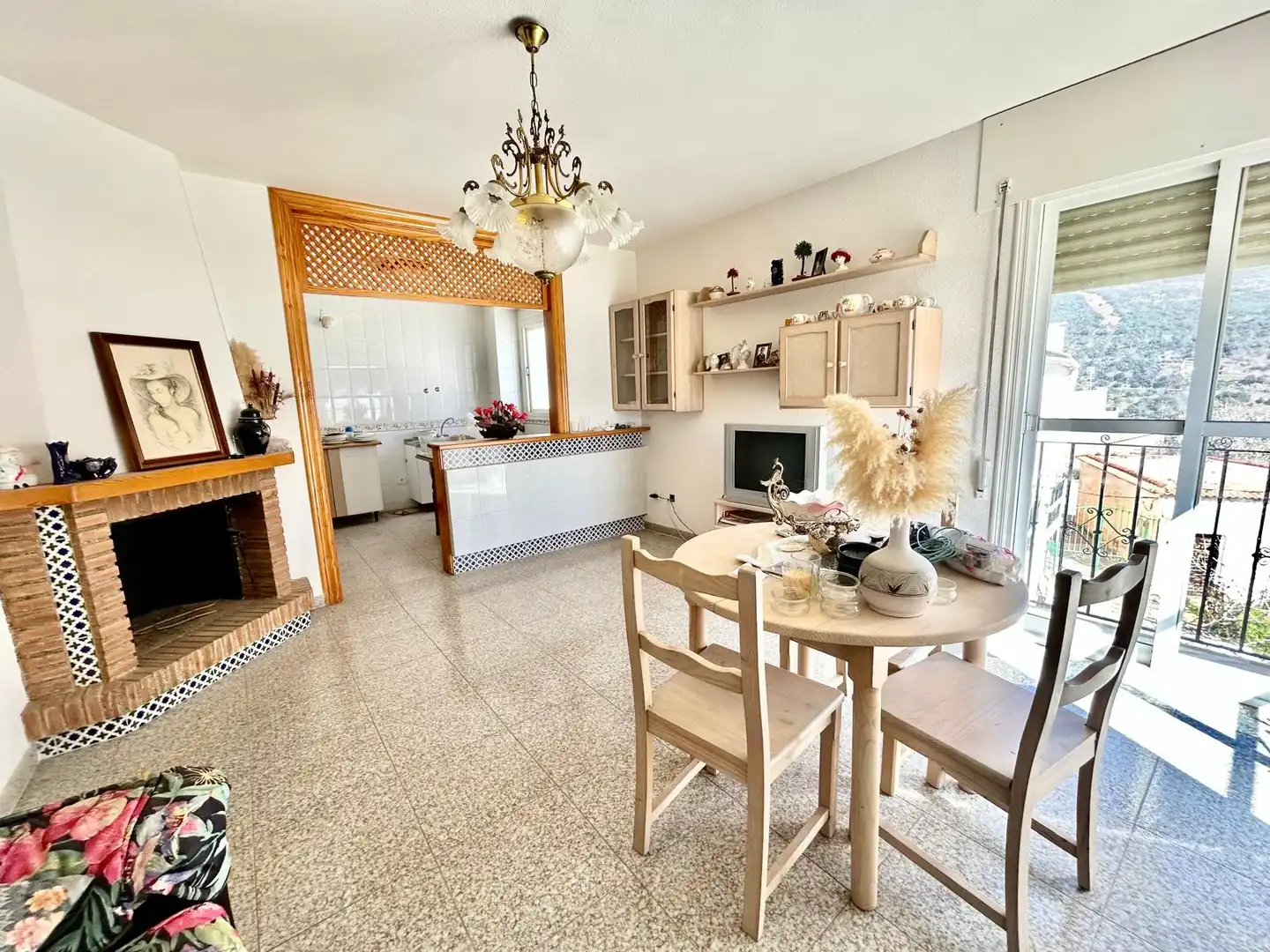 Cocina de Casa adosada en venta en Paterna del Río con Calefacción, Terraza y Trastero