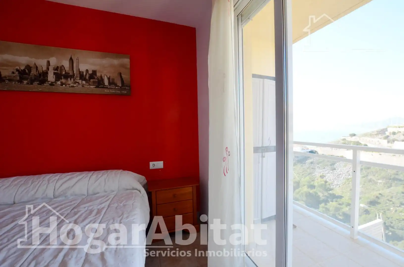 Bedroom of Flat for sale in Cullera  with Air Conditioner, Terrace and Balcony