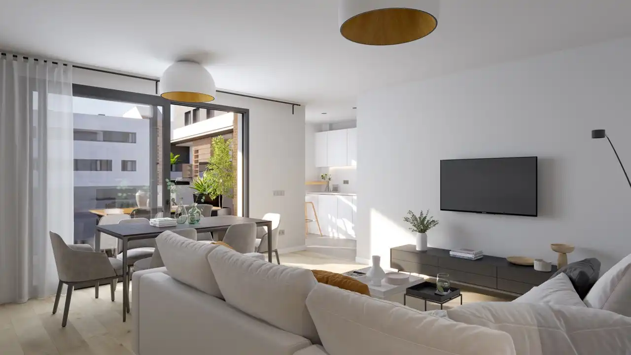 Sala de estar de Planta baja en venta en Granollers con Aire acondicionado, Calefacción y Jardín privado