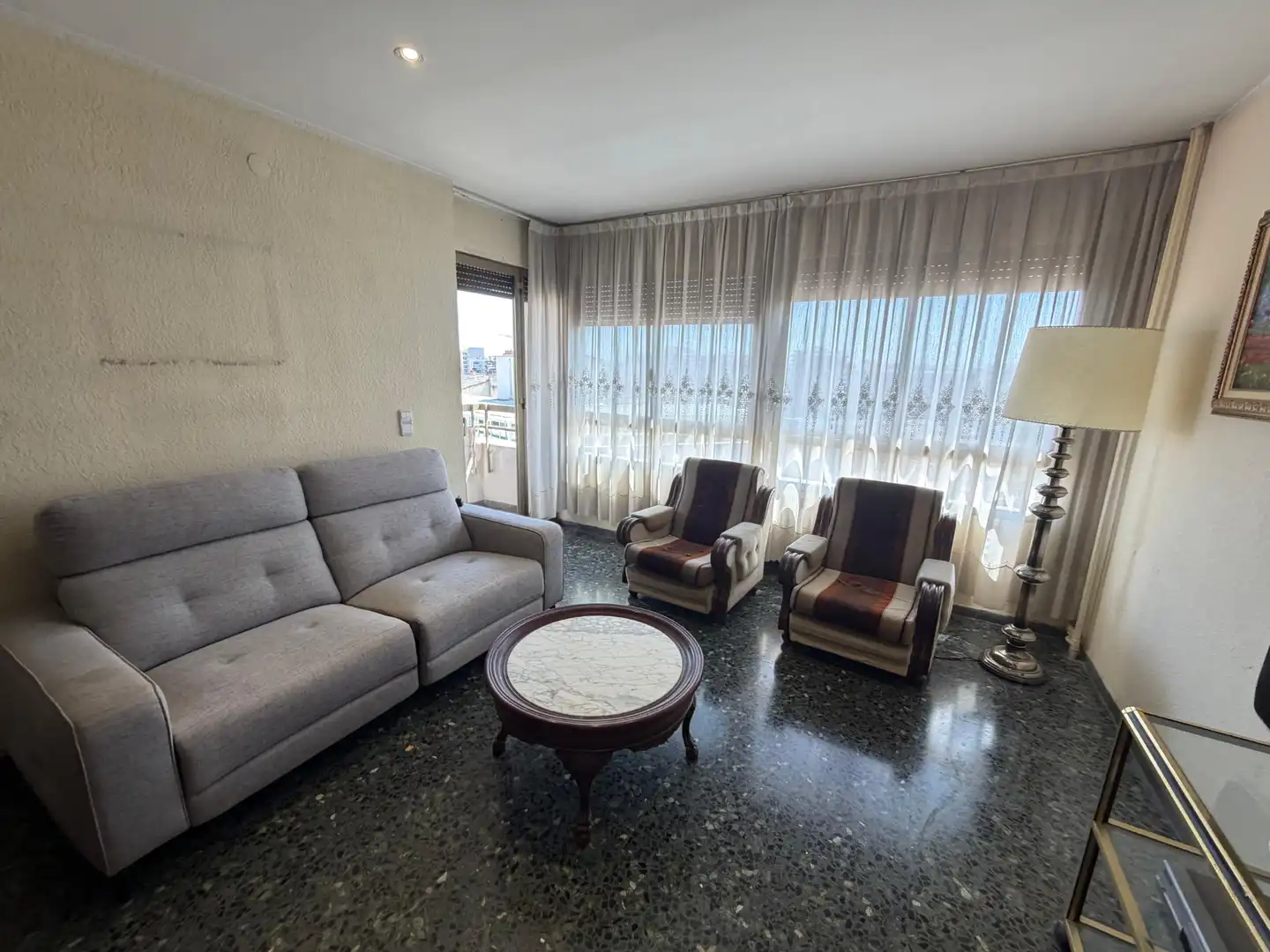 Living room of Flat for sale in Lleida  with Air Conditioner, Heating and Storage room