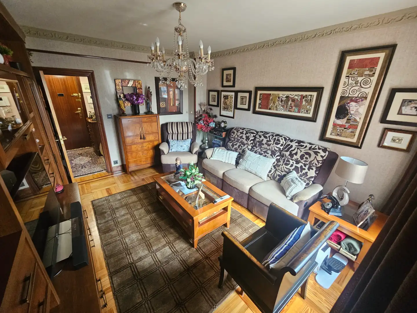 Sala de estar de Piso en venta en Bilbao  con Amueblado