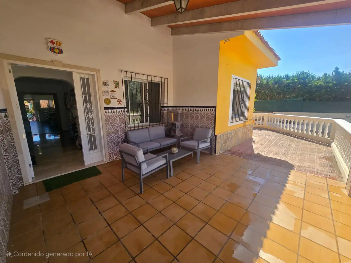 Terrassa de Casa o xalet en venda en Llucmajor amb Aire condicionat, Jardí privat i Traster
