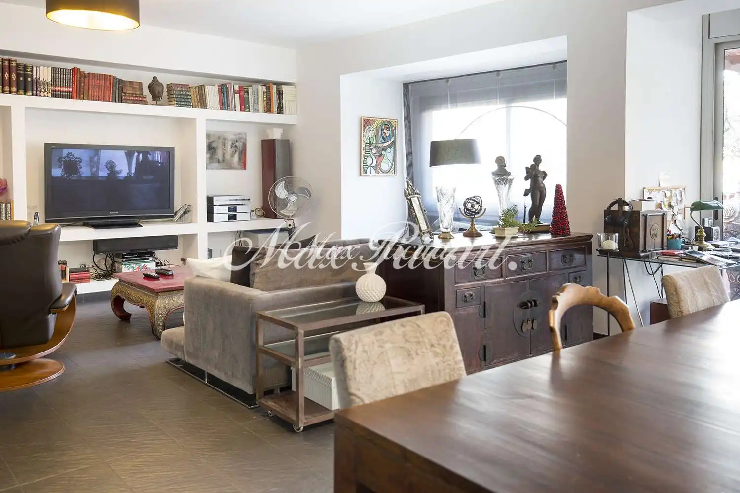 Living room of Flat for rent in Barcelona  with Air Conditioner, Heating and Terrace