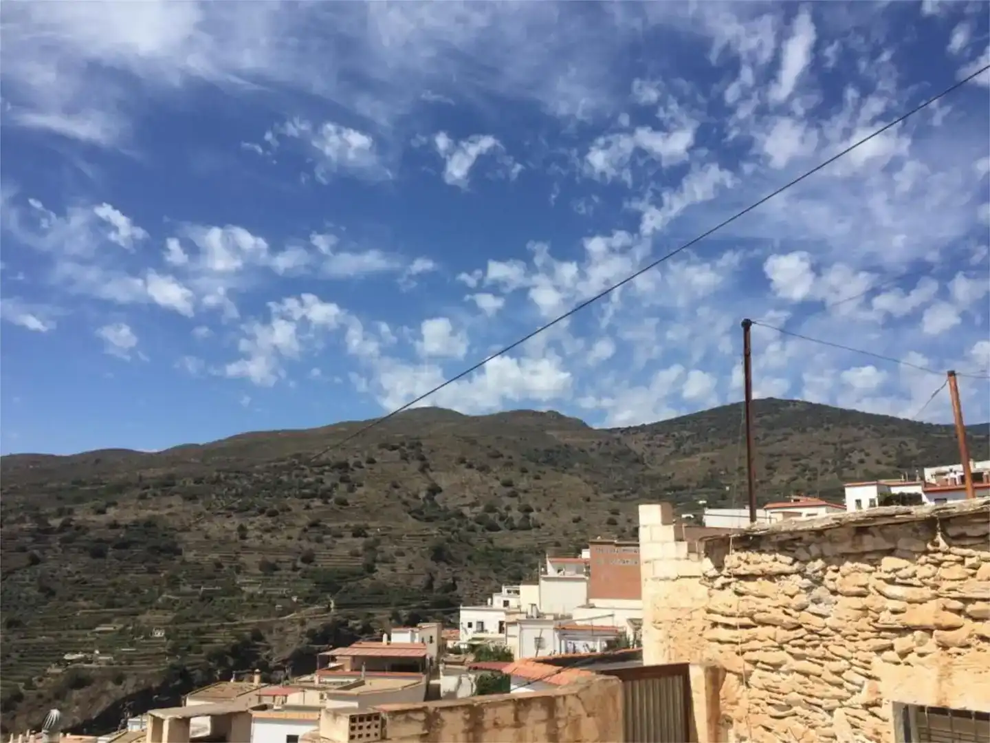 Vista exterior de Casa adosada en venda en Ohanes, Almería