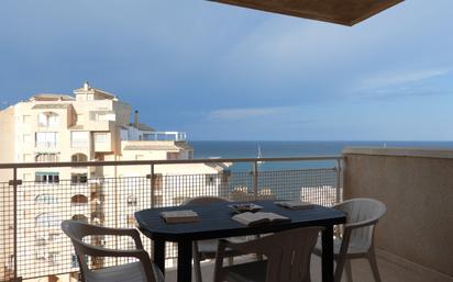 Terrace of Flat for sale in La Manga del Mar Menor  with Heating, Terrace and Furnished