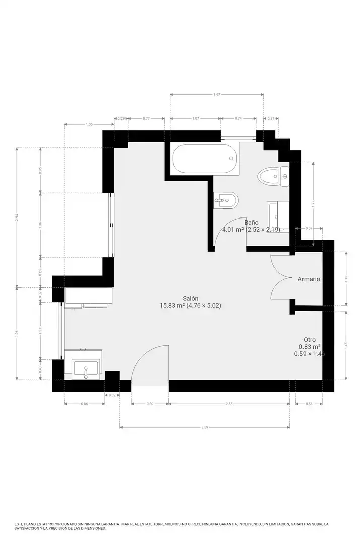 Estudio en venta en Torremolinos con Jardín privado y Piscina comunitaria