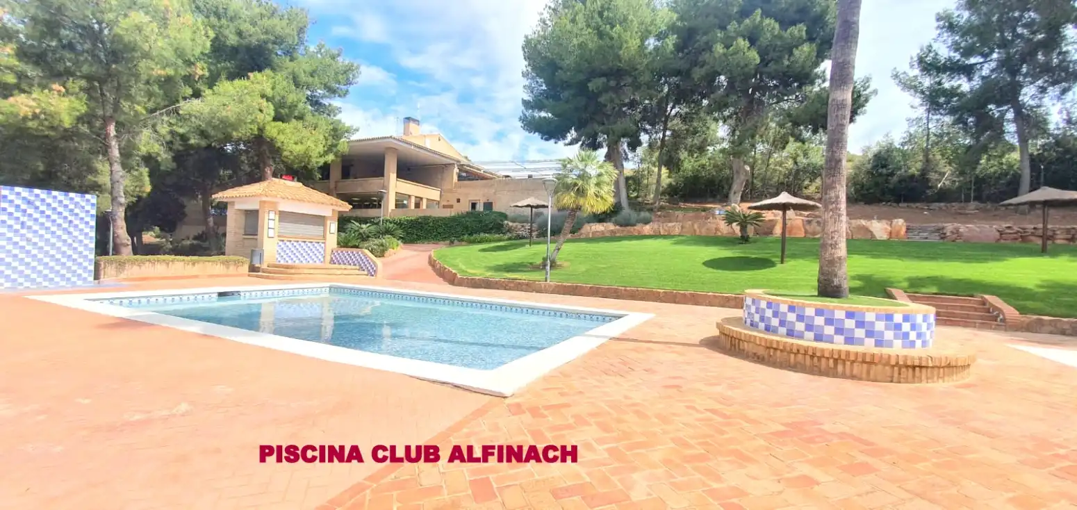 Schwimmbecken von Haus oder Chalet zur Miete in Puçol mit Heizung, Privatgarten und Terrasse