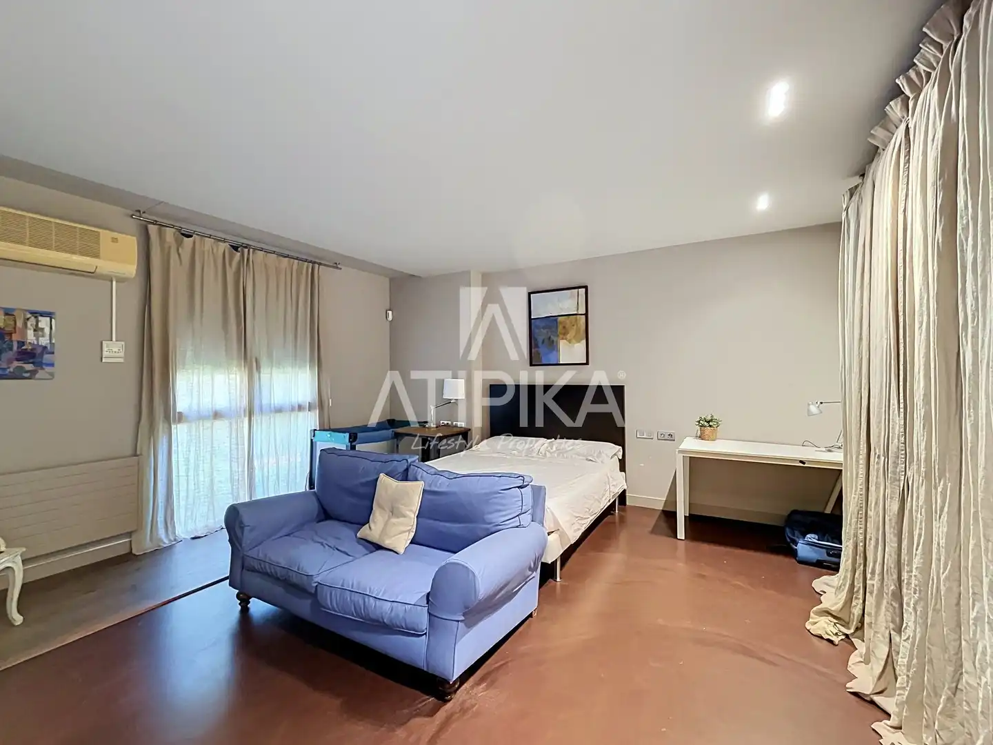 Dormitori de Casa o xalet de lloguer en Sitges amb Aire condicionat, Terrassa i Piscina