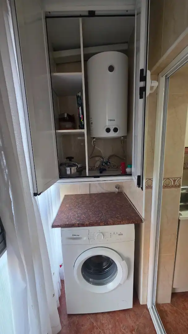 Kitchen of Flat for sale in Madrid  with Parquet flooring and Terrace